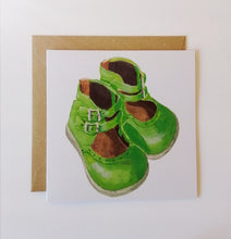 Lataa kuva Galleria-katseluun, Vihreät kengät -kortti