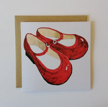 Lataa kuva Galleria-katseluun, Punaiset kengät -kortti